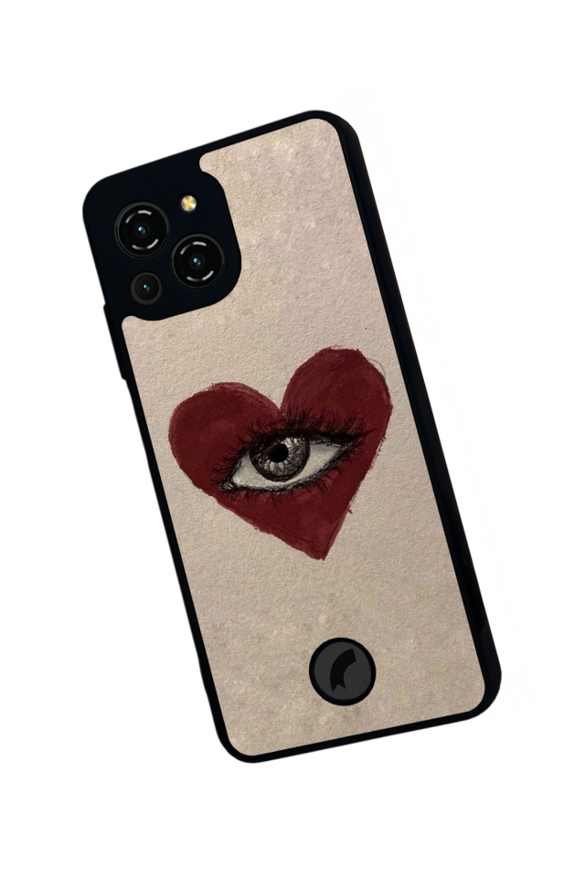 Reeder S23 Pro Max Uyumlu Kalp Love Tasarımlı Glossy Premium Kılıf