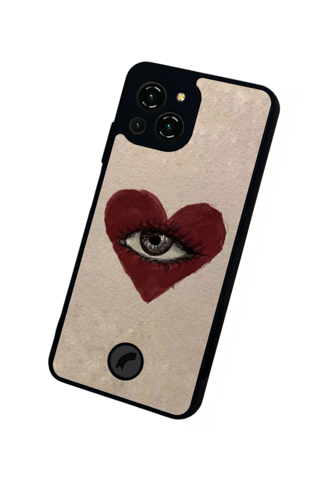 Reeder S23 Pro Max Uyumlu Kalp Love Tasarımlı Glossy Premium Kılıf