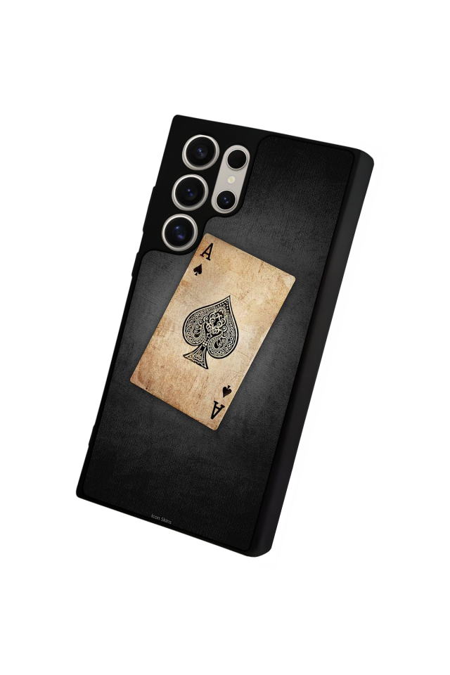 Samsung Galaxy S24 Ultra Uyumlu Kart Tasarımlı Glossy Premium Kılıf