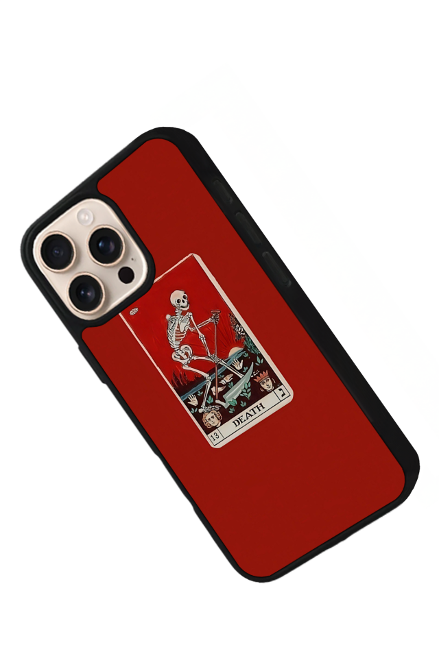 iPhone 15 Pro Max Uyumlu Kirmizi Tasarımlı Glossy Premium Kılıf