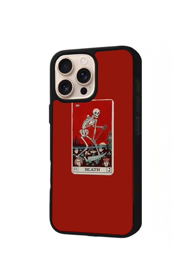 iPhone 15 Pro Max Uyumlu Kirmizi Tasarımlı Glossy Premium Kılıf