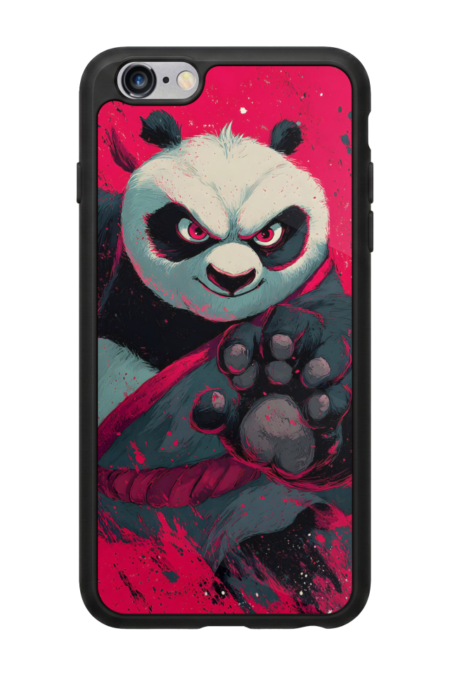 iPhone 6s Plus Uyumlu Kung Fu Panda Tasarımlı Glossy Premium Kılıf