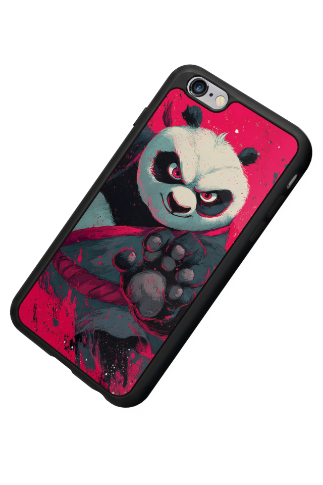 iPhone 6s Plus Uyumlu Kung Fu Panda Tasarımlı Glossy Premium Kılıf