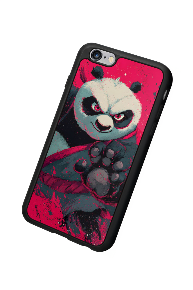 iPhone 6s Plus Uyumlu Kung Fu Panda Tasarımlı Glossy Premium Kılıf