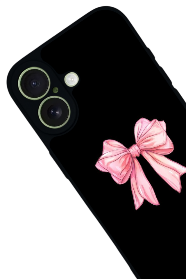 iPhone 17 Uyumlu Kurdele Tasarımlı Glossy Premium Kılıf