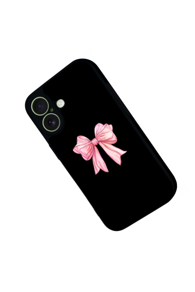 iPhone 17 Uyumlu Kurdele Tasarımlı Glossy Premium Kılıf