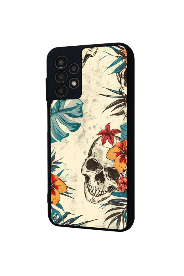 Samsung Galaxy A13 Uyumlu KuruKafa Tasarımlı Glossy Premium Kılıf