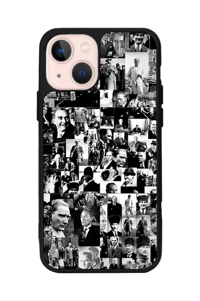 iPhone 15 Plus Uyumlu Mustafa Kemal Ataturk Tasarımlı Glossy Premium Kılıf