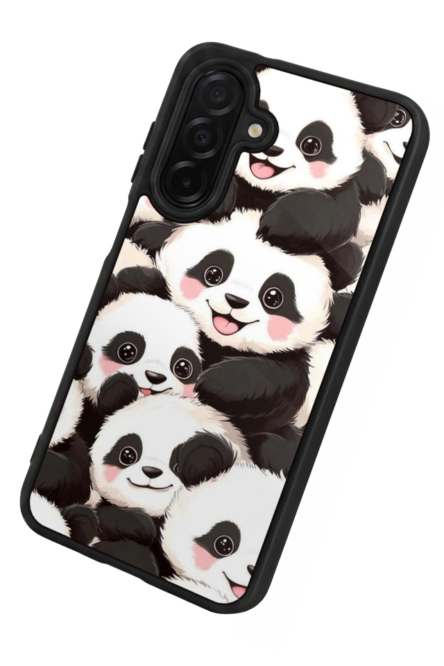 Samsung Galaxy A26 Uyumlu Panda Tasarımlı Glossy Premium Kılıf
