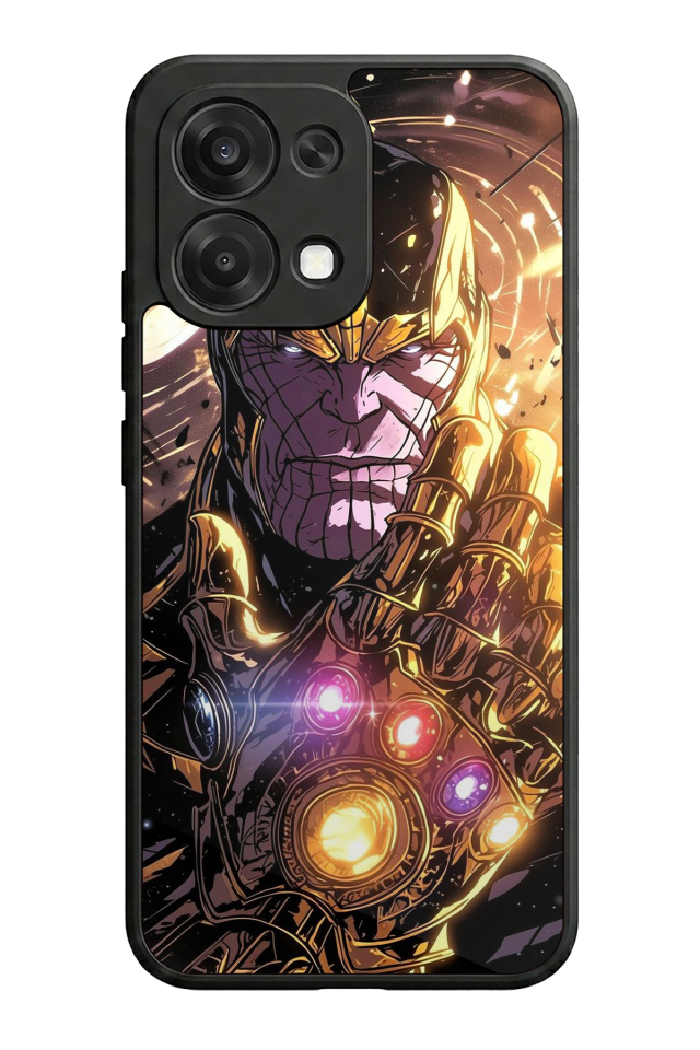 Oppo A6 Pro Uyumlu Thanos Tasarımlı Glossy Premium Kılıf
