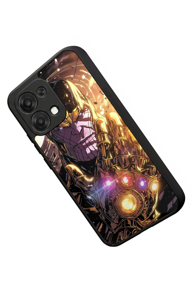 Oppo A6 Pro Uyumlu Thanos Tasarımlı Glossy Premium Kılıf
