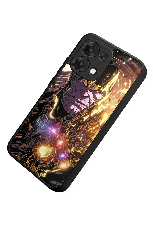 Oppo A6 Pro Uyumlu Thanos Tasarımlı Glossy Premium Kılıf