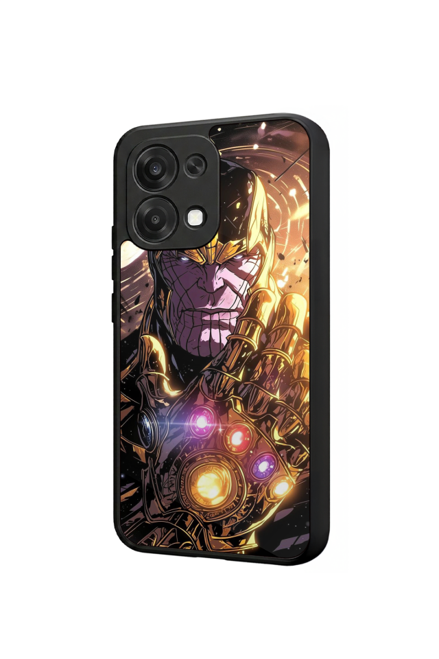 Oppo A6 Pro Uyumlu Thanos Tasarımlı Glossy Premium Kılıf