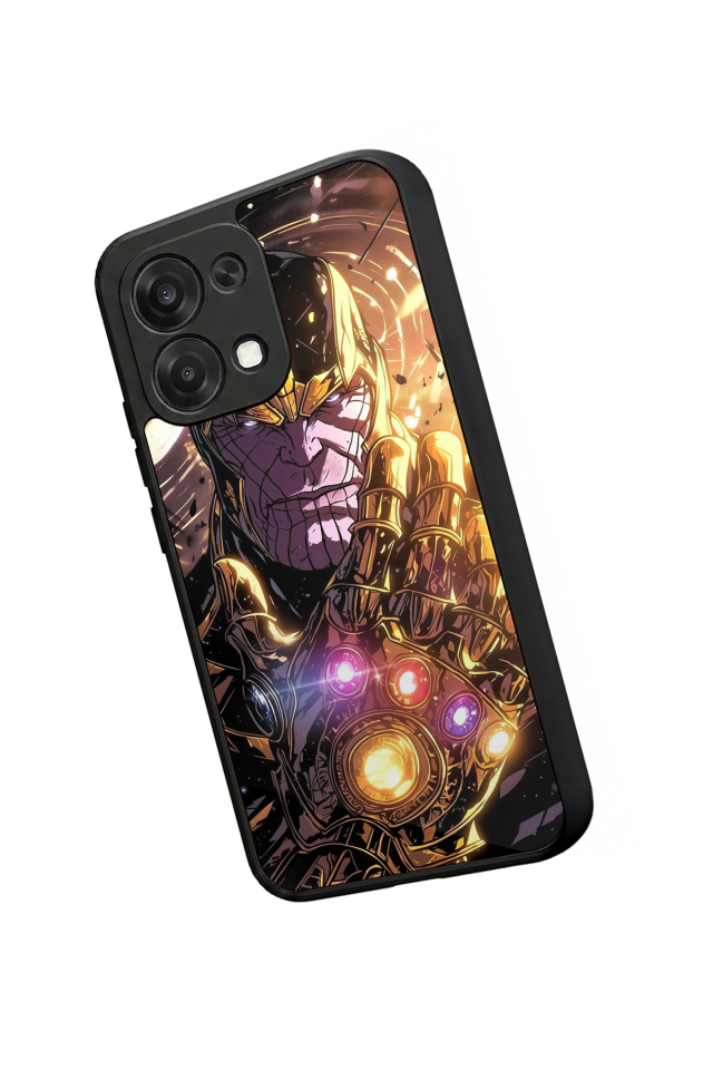 Oppo A6 Pro Uyumlu Thanos Tasarımlı Glossy Premium Kılıf