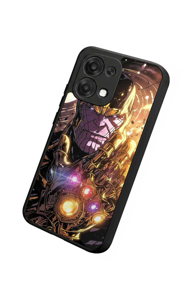 Oppo A6 Pro Uyumlu Thanos Tasarımlı Glossy Premium Kılıf