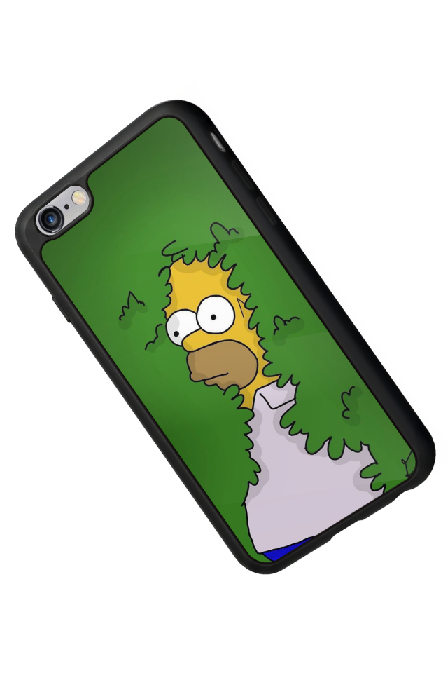 iPhone 6 Plus Uyumlu The Simpsons Tasarımlı Glossy Premium Kılıf