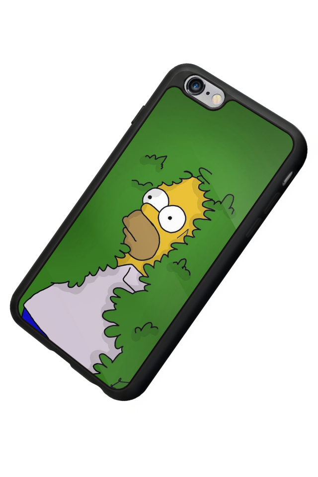 iPhone 6 Plus Uyumlu The Simpsons Tasarımlı Glossy Premium Kılıf