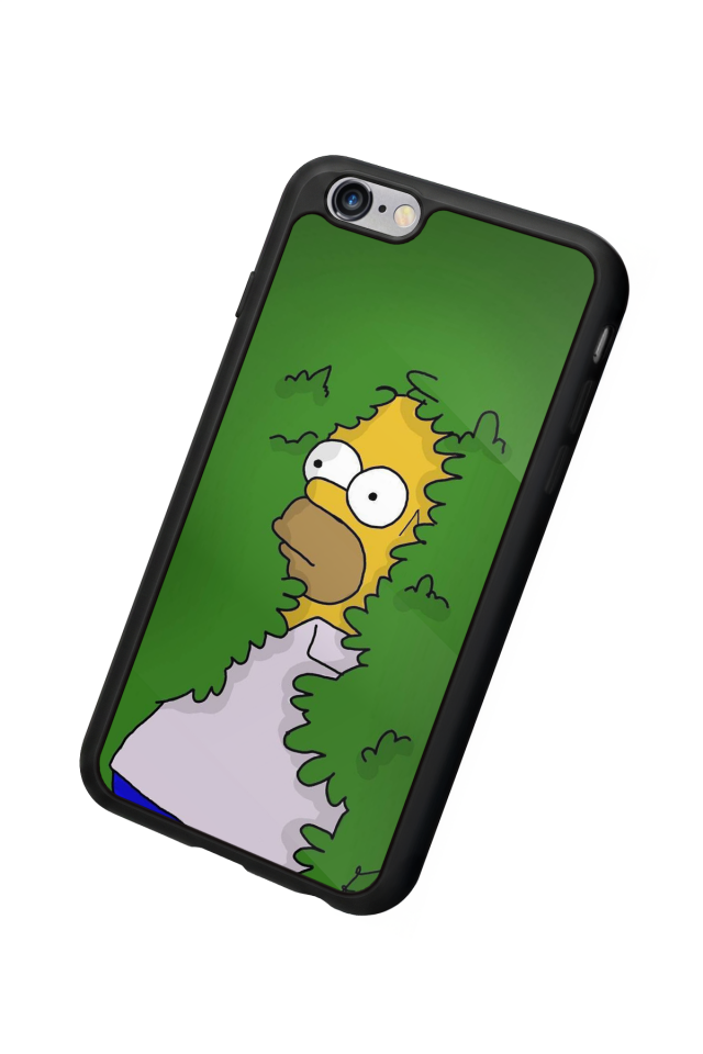 iPhone 6 Plus Uyumlu The Simpsons Tasarımlı Glossy Premium Kılıf