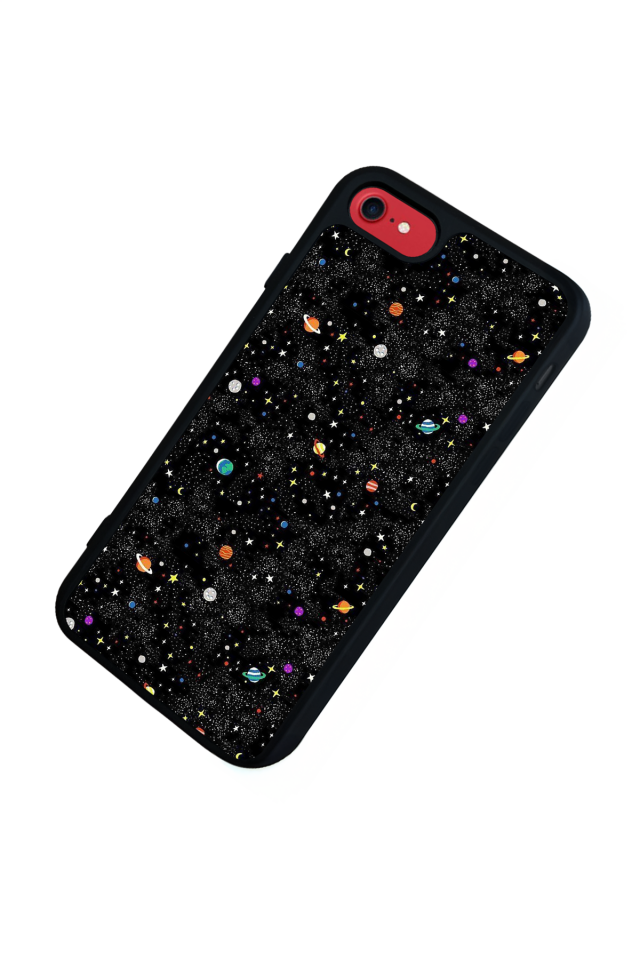 iPhone 7 Uyumlu Uzay Tasarımlı Glossy Premium Kılıf