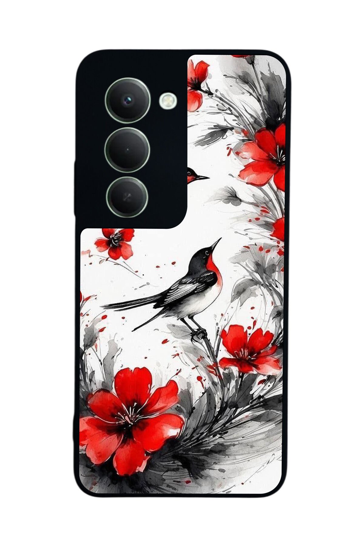 Xiaomi Redmi 15 5G Uyumlu Floral Tasarımlı Glossy Premium Kılıf