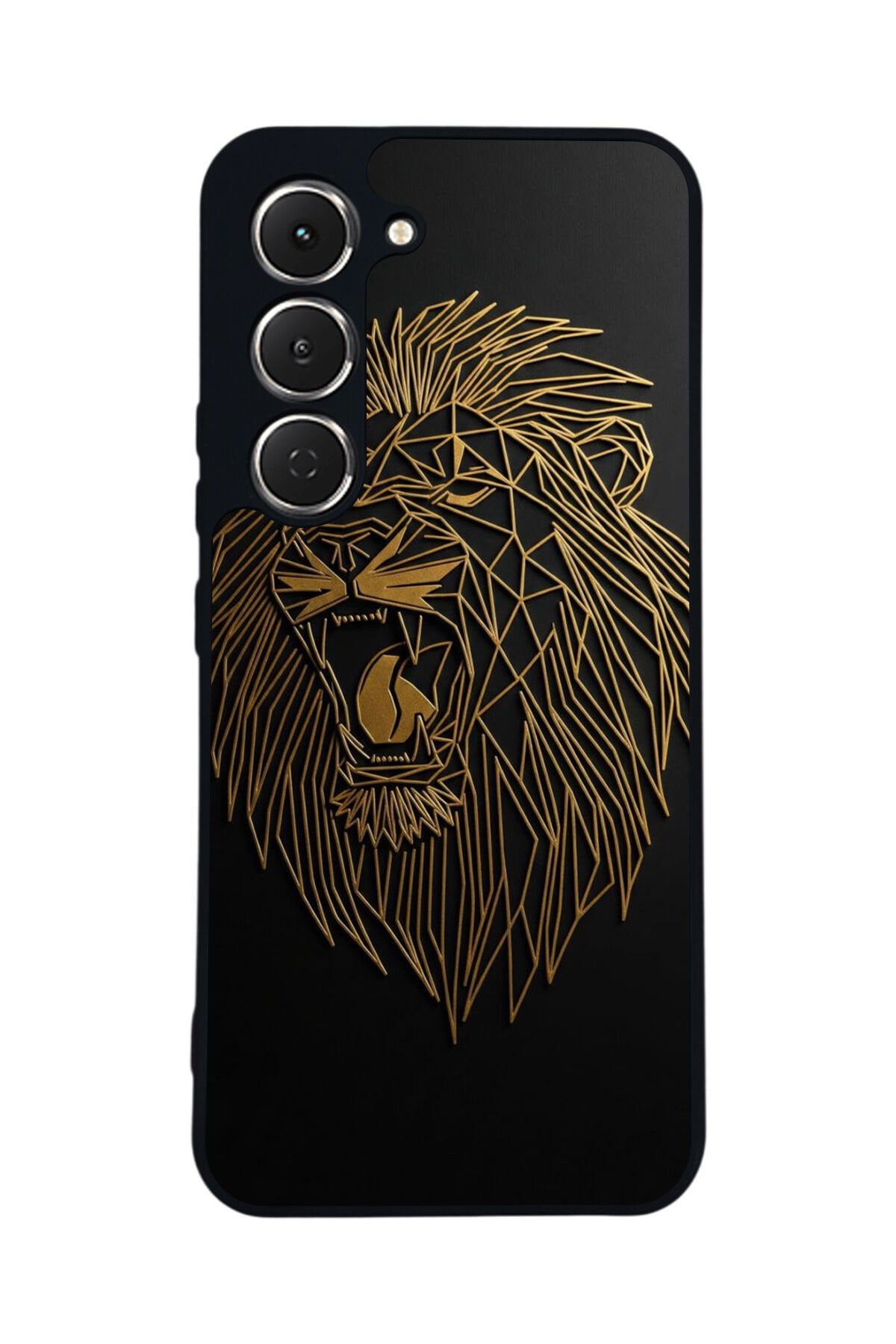 Tecno Spark 40 Pro Uyumlu Aslan Tasarımlı Glossy Premium Kılıf