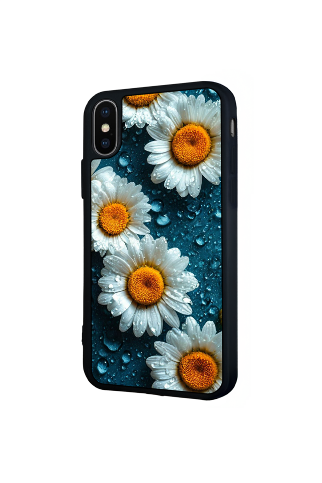 iPhone XS Max Uyumlu Cicek Tasarımlı Glossy Premium Kılıf