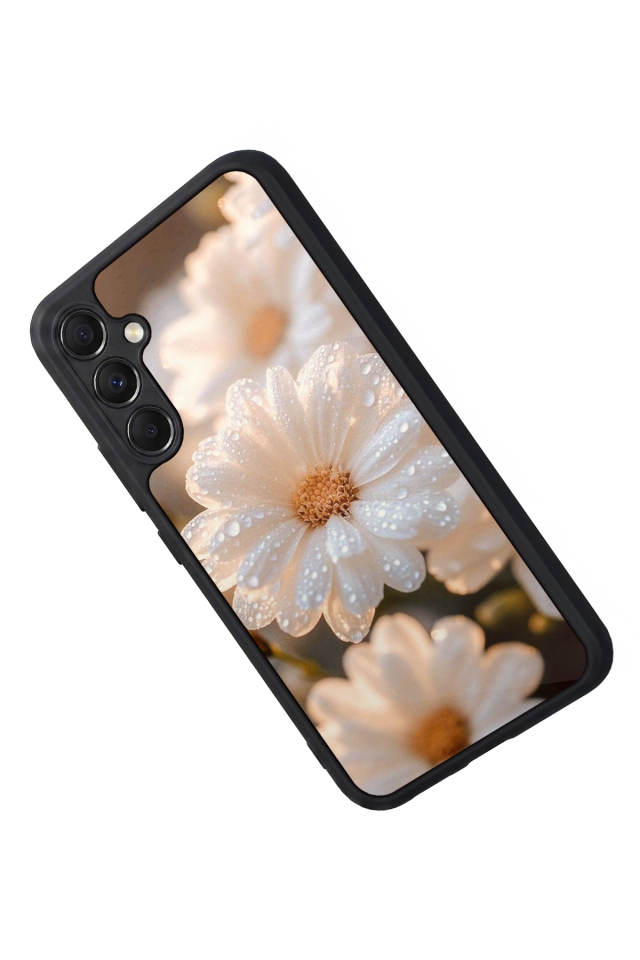 Samsung Galaxy A34 Uyumlu Cicek Tasarımlı Glossy Premium Kılıf