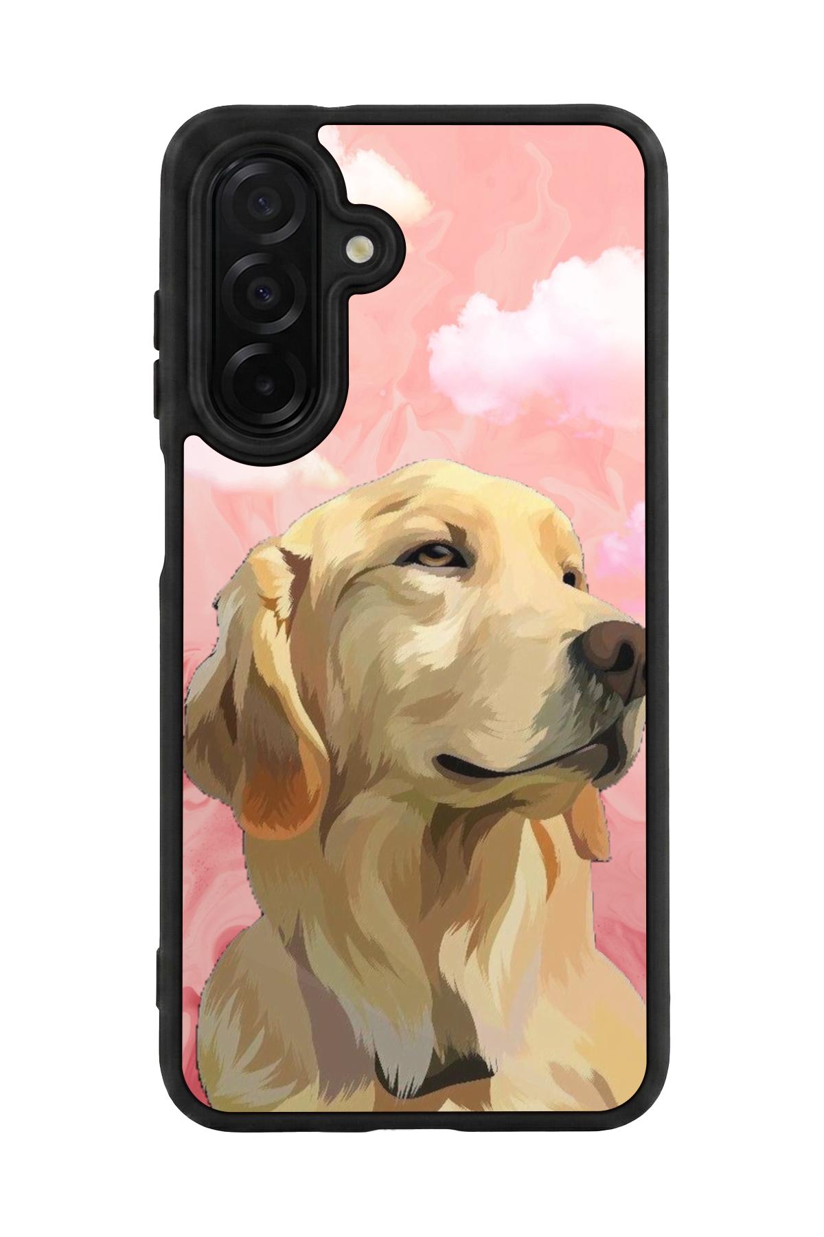 Samsung Galaxy A36 Uyumlu Golden Kopek Tasarımlı Glossy Premium Kılıf