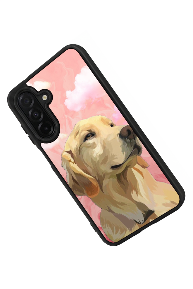 Samsung Galaxy A36 Uyumlu Golden Kopek Tasarımlı Glossy Premium Kılıf