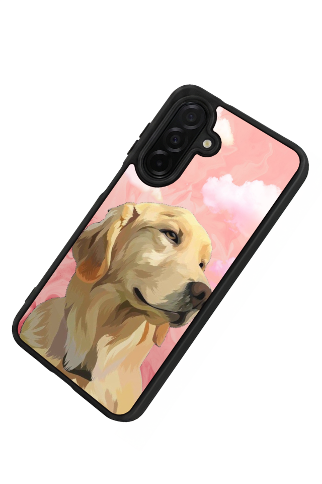 Samsung Galaxy A36 Uyumlu Golden Kopek Tasarımlı Glossy Premium Kılıf