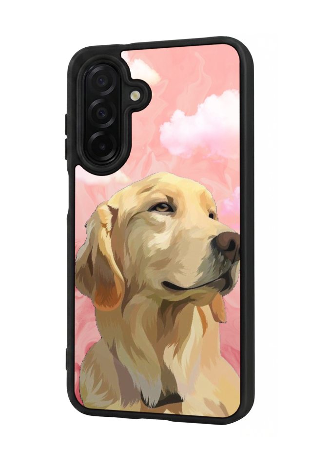 Samsung Galaxy A36 Uyumlu Golden Kopek Tasarımlı Glossy Premium Kılıf