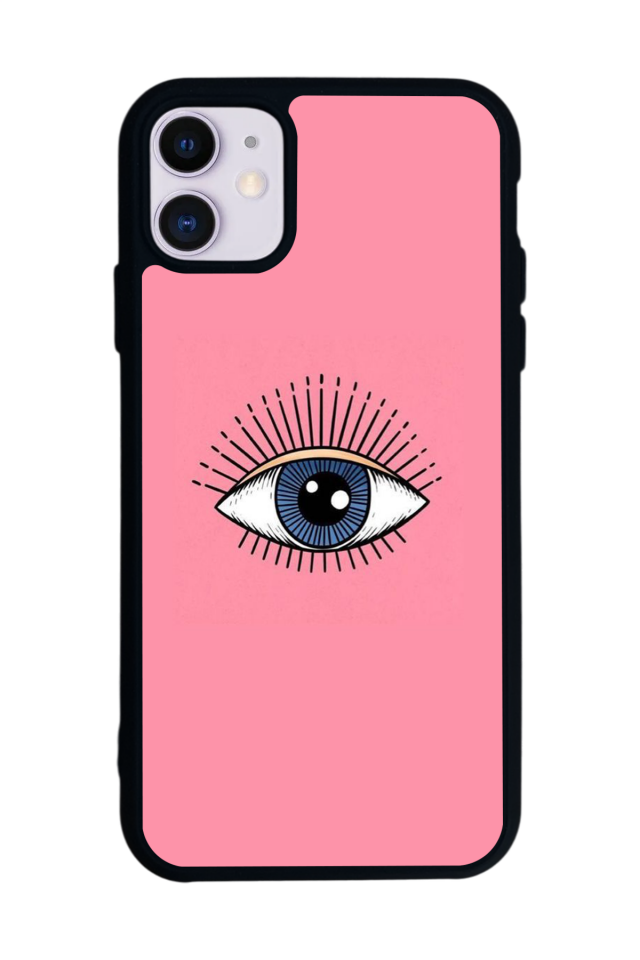 iPhone 11 Uyumlu Göz Tasarımlı Glossy Premium Kılıf