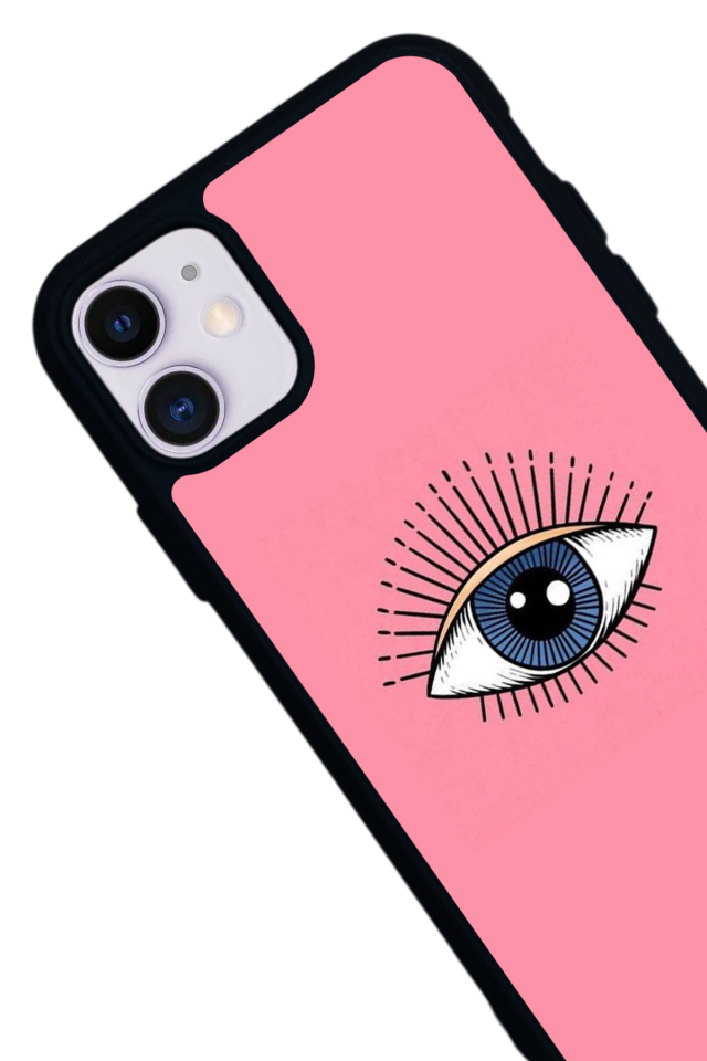 iPhone 11 Uyumlu Göz Tasarımlı Glossy Premium Kılıf