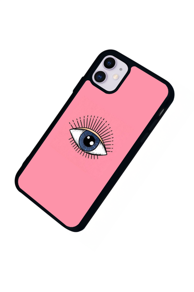 iPhone 11 Uyumlu Göz Tasarımlı Glossy Premium Kılıf