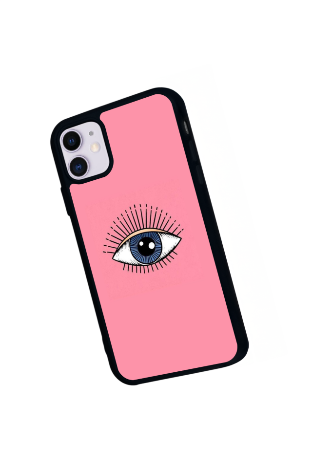 iPhone 11 Uyumlu Göz Tasarımlı Glossy Premium Kılıf