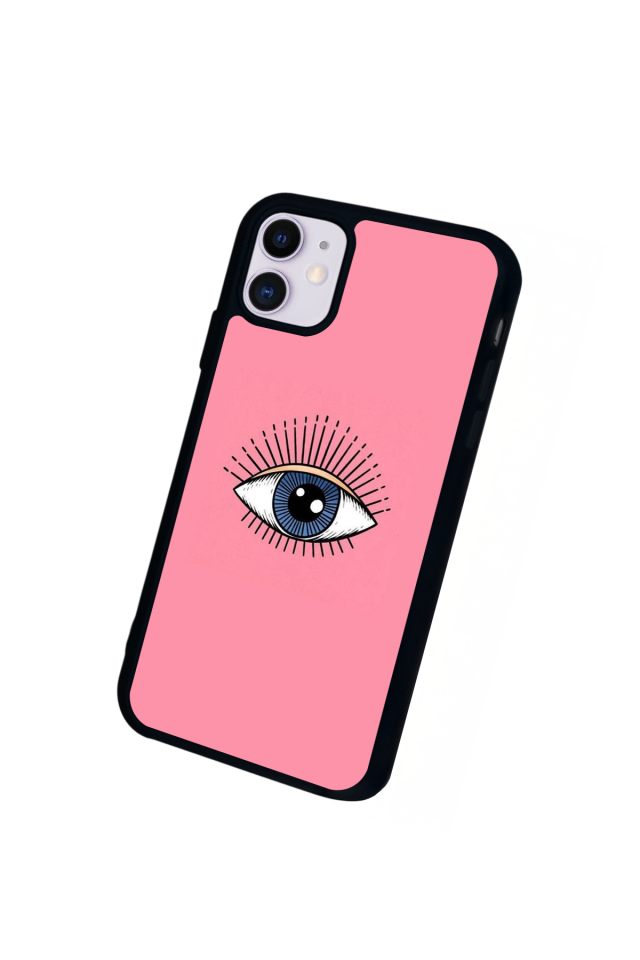 iPhone 11 Uyumlu Göz Tasarımlı Glossy Premium Kılıf