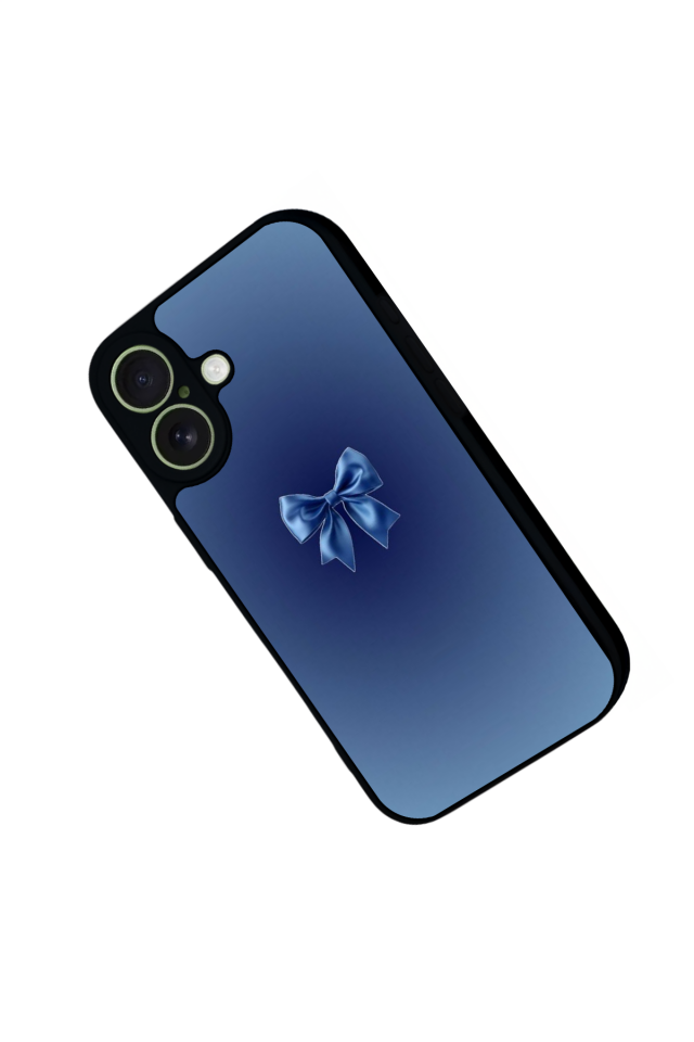 iPhone 17 Uyumlu Kurdele Tasarımlı Glossy Premium Kılıf