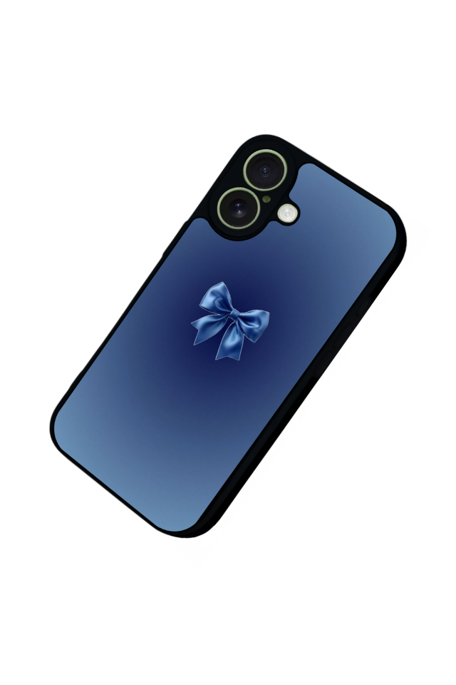 iPhone 17 Uyumlu Kurdele Tasarımlı Glossy Premium Kılıf