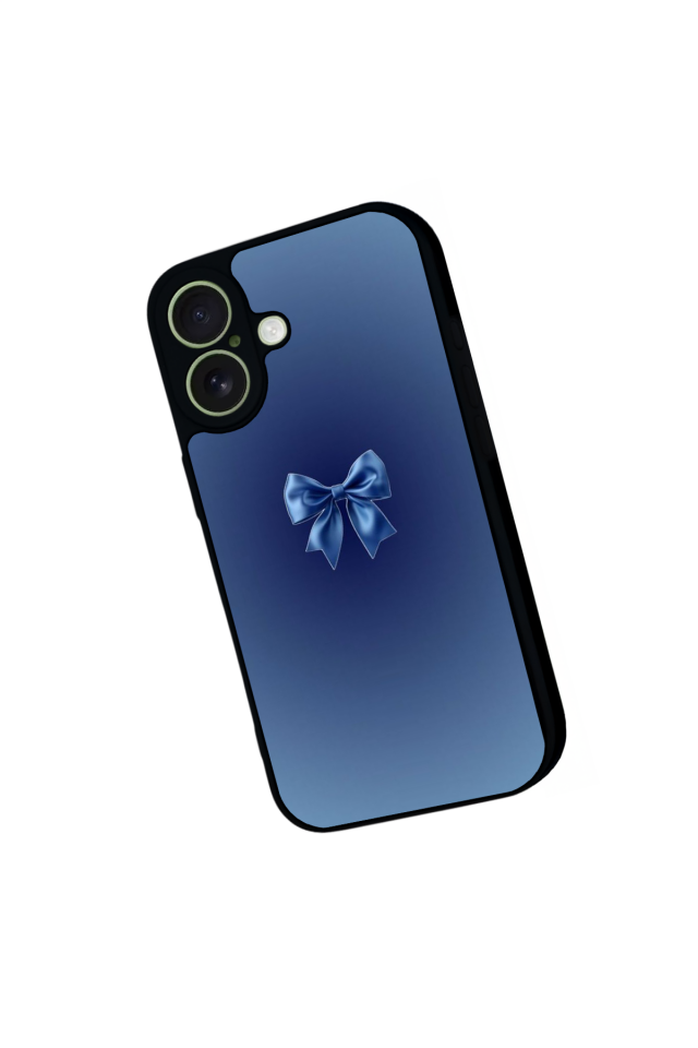 iPhone 17 Uyumlu Kurdele Tasarımlı Glossy Premium Kılıf