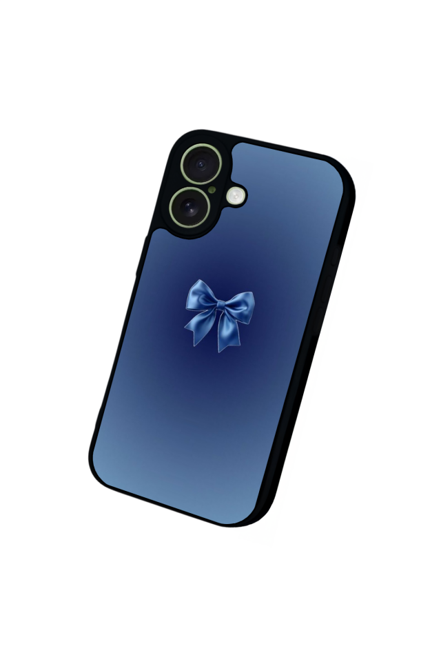 iPhone 17 Uyumlu Kurdele Tasarımlı Glossy Premium Kılıf