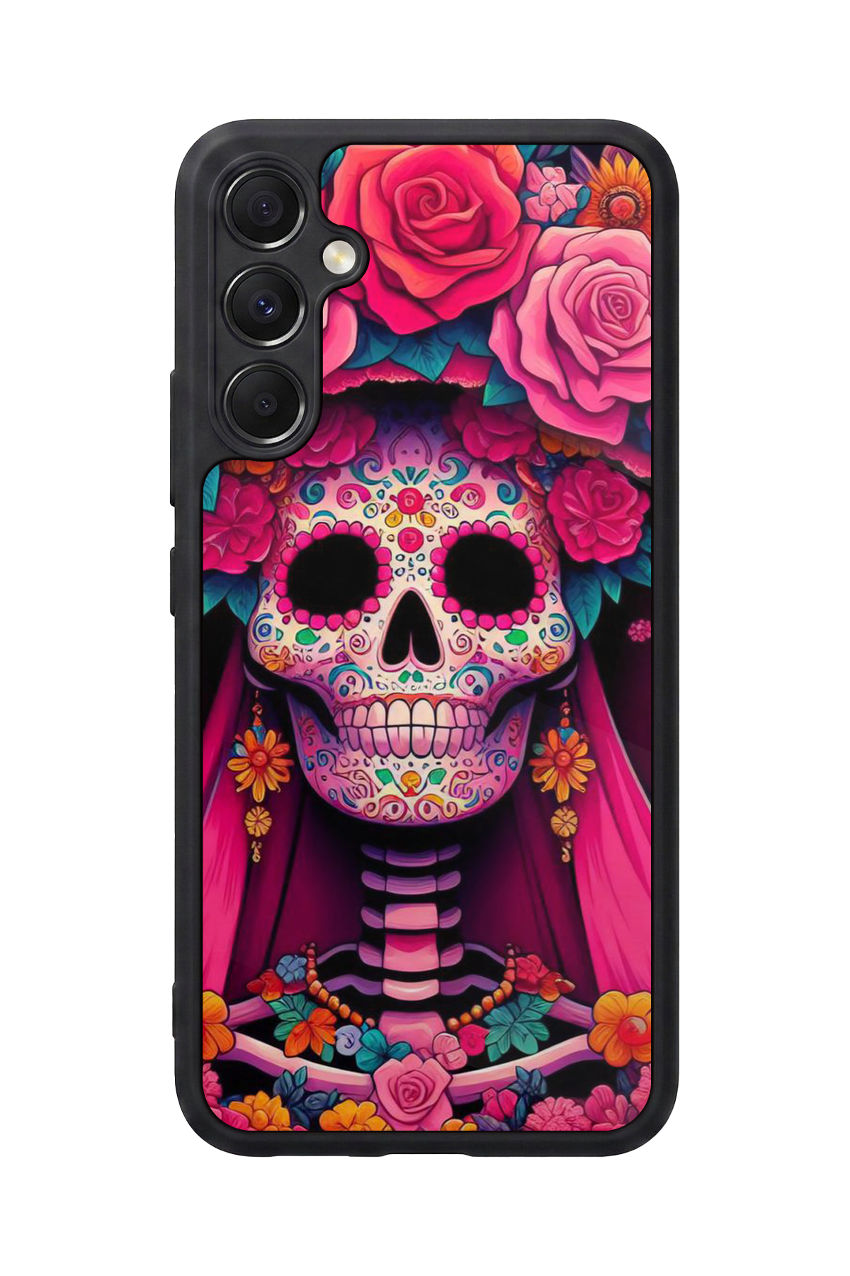 Samsung Galaxy M34 Uyumlu KuruKafa Tasarımlı Glossy Premium Kılıf