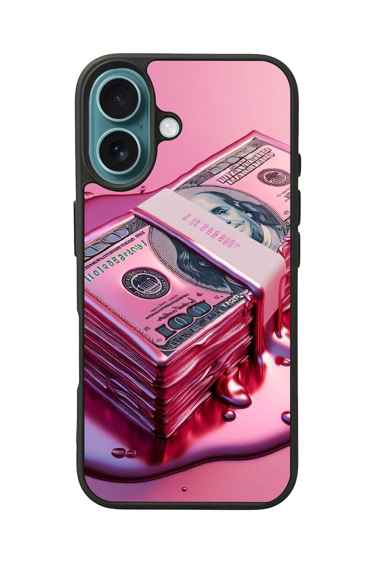iPhone 16 Plus Uyumlu Money Para Tasarımlı Glossy Premium Kılıf