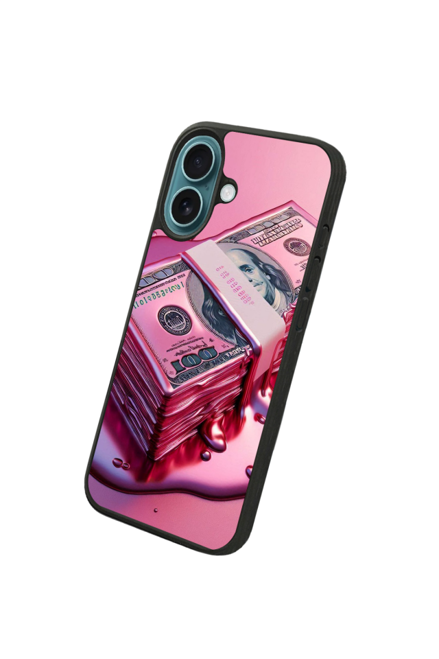 iPhone 16 Plus Uyumlu Money Para Tasarımlı Glossy Premium Kılıf