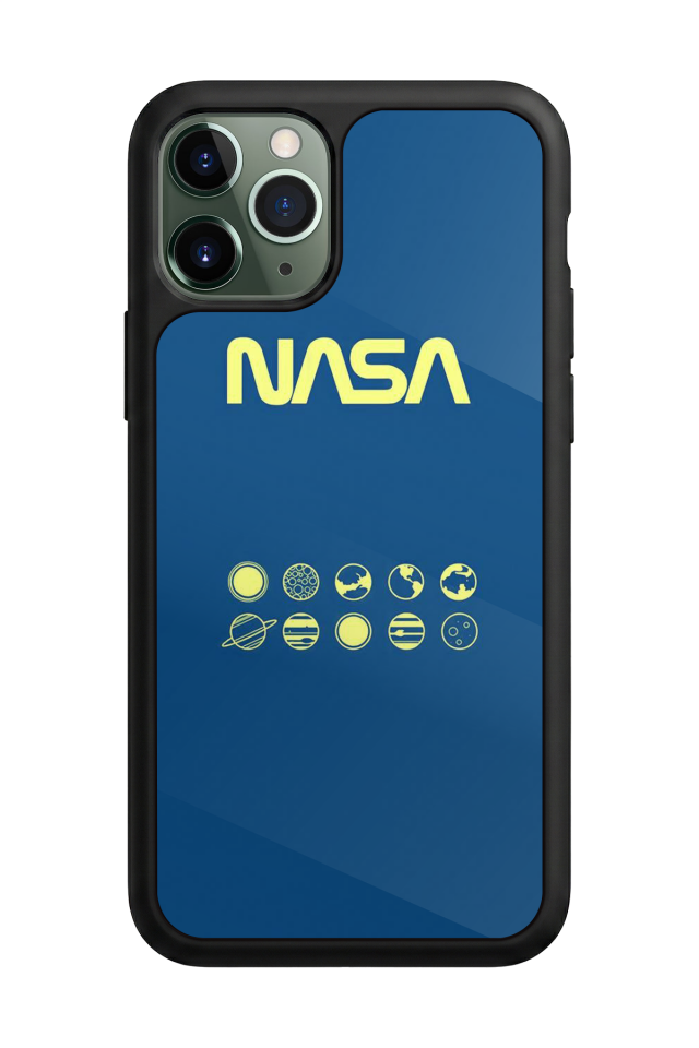 iPhone 11 Pro Max Uyumlu Nasa Tasarımlı Glossy Premium Kılıf