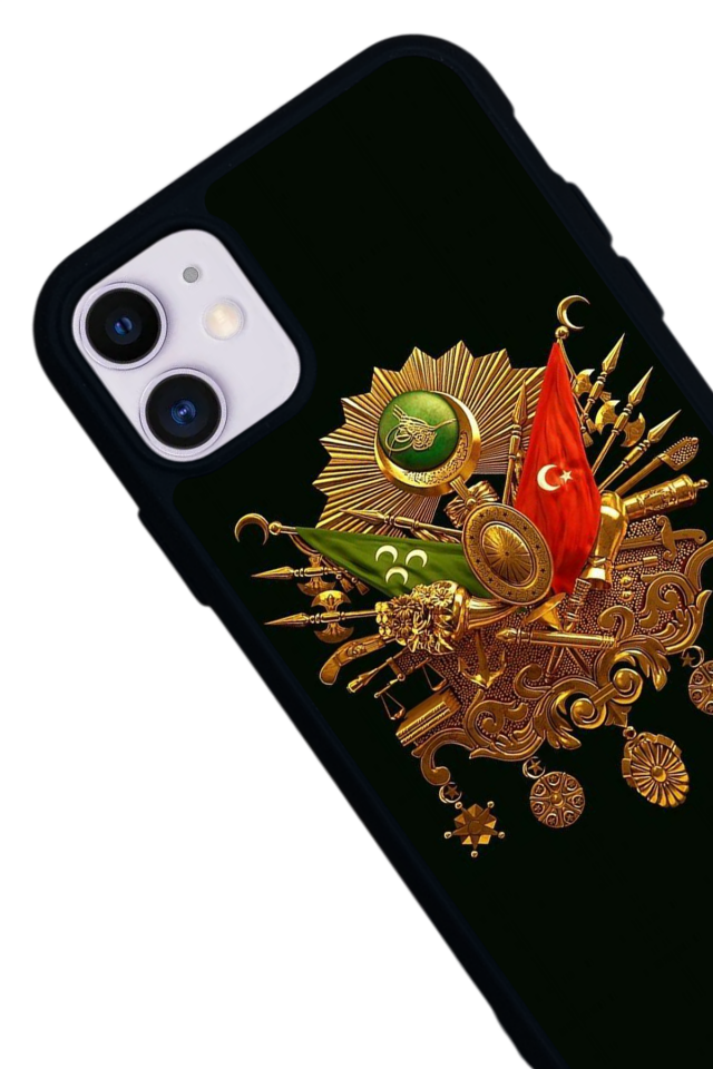 iPhone 11 Uyumlu Osmanli Tugrasi Tasarımlı Glossy Premium Kılıf