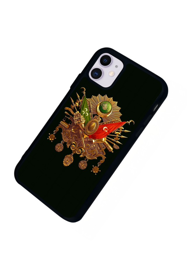 iPhone 11 Uyumlu Osmanli Tugrasi Tasarımlı Glossy Premium Kılıf