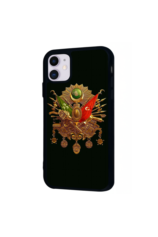 iPhone 11 Uyumlu Osmanli Tugrasi Tasarımlı Glossy Premium Kılıf