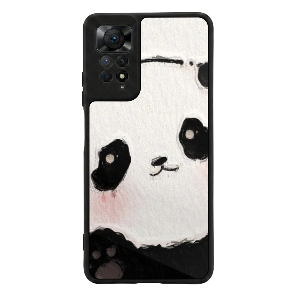 Xiaomi Redmi Note 12 Pro Uyumlu Panda Tasarımlı Glossy Premium Kılıf