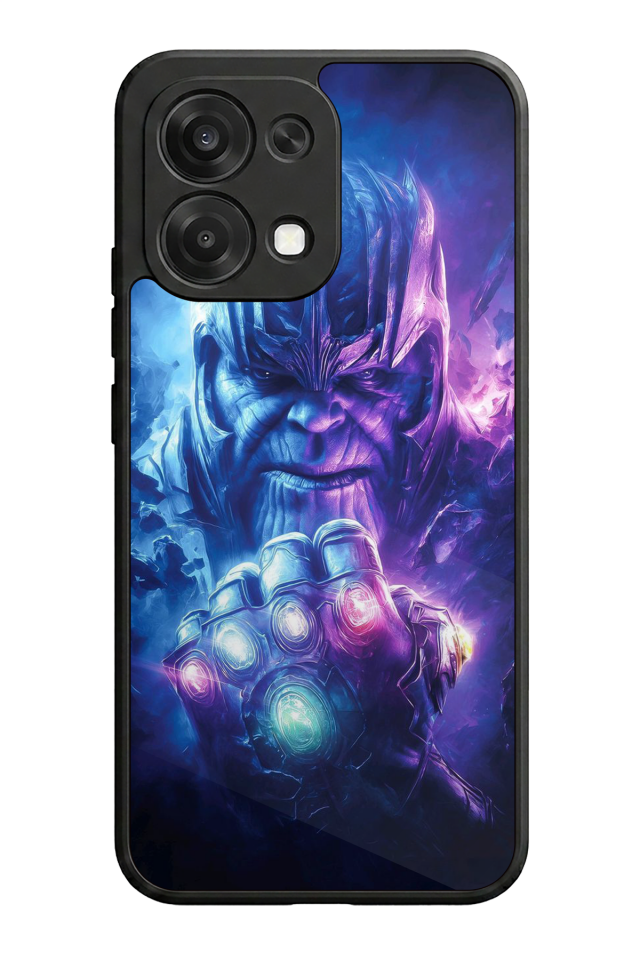 Oppo A6 Pro Uyumlu Thanos Tasarımlı Glossy Premium Kılıf