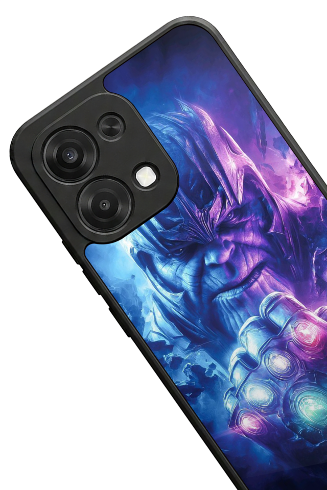 Oppo A6 Pro Uyumlu Thanos Tasarımlı Glossy Premium Kılıf